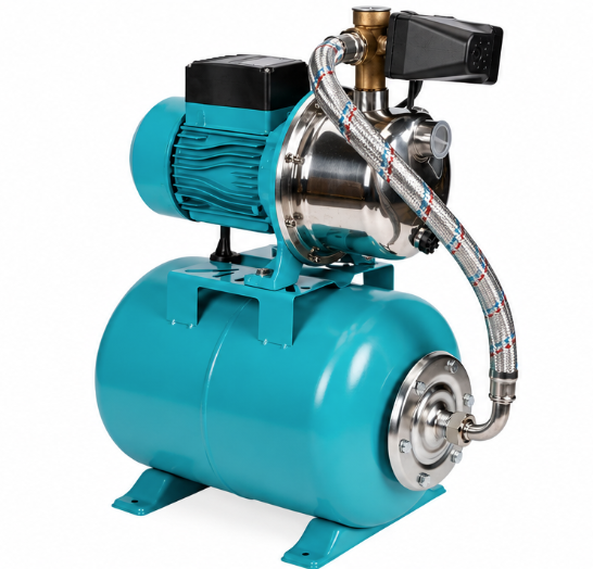 Hidrofor AUJET100SS 100L POMPA INOX cu pompa centrifugala autoamorsata stator cupru FERMAX MX1662